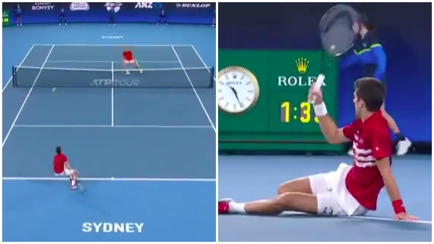 Nadal hizo sufrir a Djokovic por cosas así: el puntazo de Rafa que dejó sentado al serbio