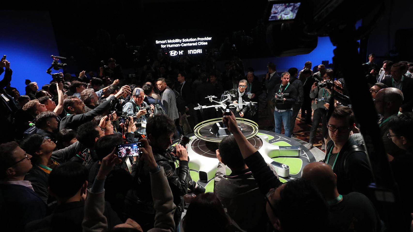 Presentación de producto de Hyundia en la edición del CES de 2020.