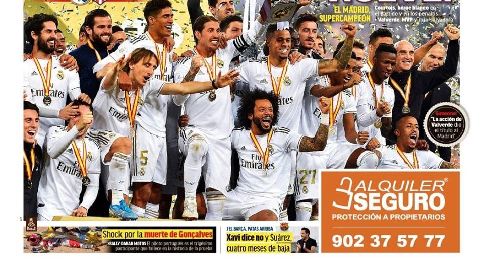 Portada MARCA (13/01/2020)