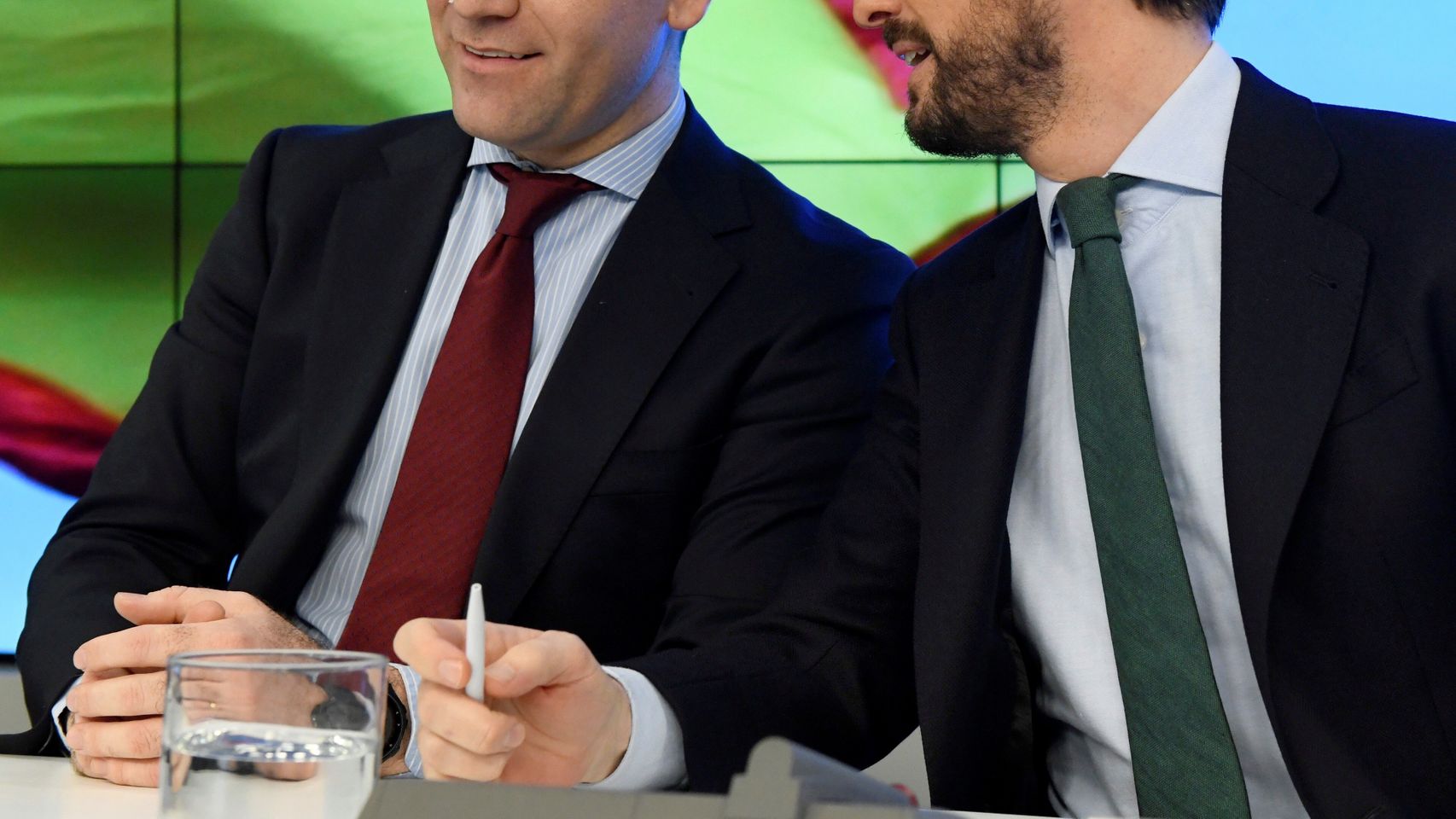 Casado, junto a García Egea, en la Junta Directiva del PP.