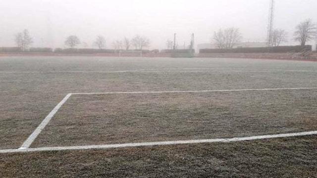 El campo de Unionistas, antes del encuentro frente al Deportivo de La Coruña