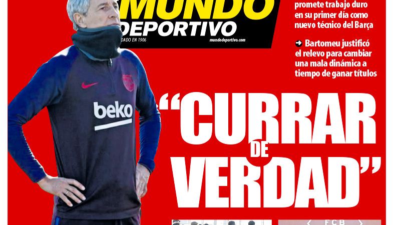 Portada Mundo Deportivo (15/01/2020)