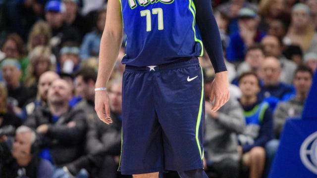 Luka Doncic, durante el partido