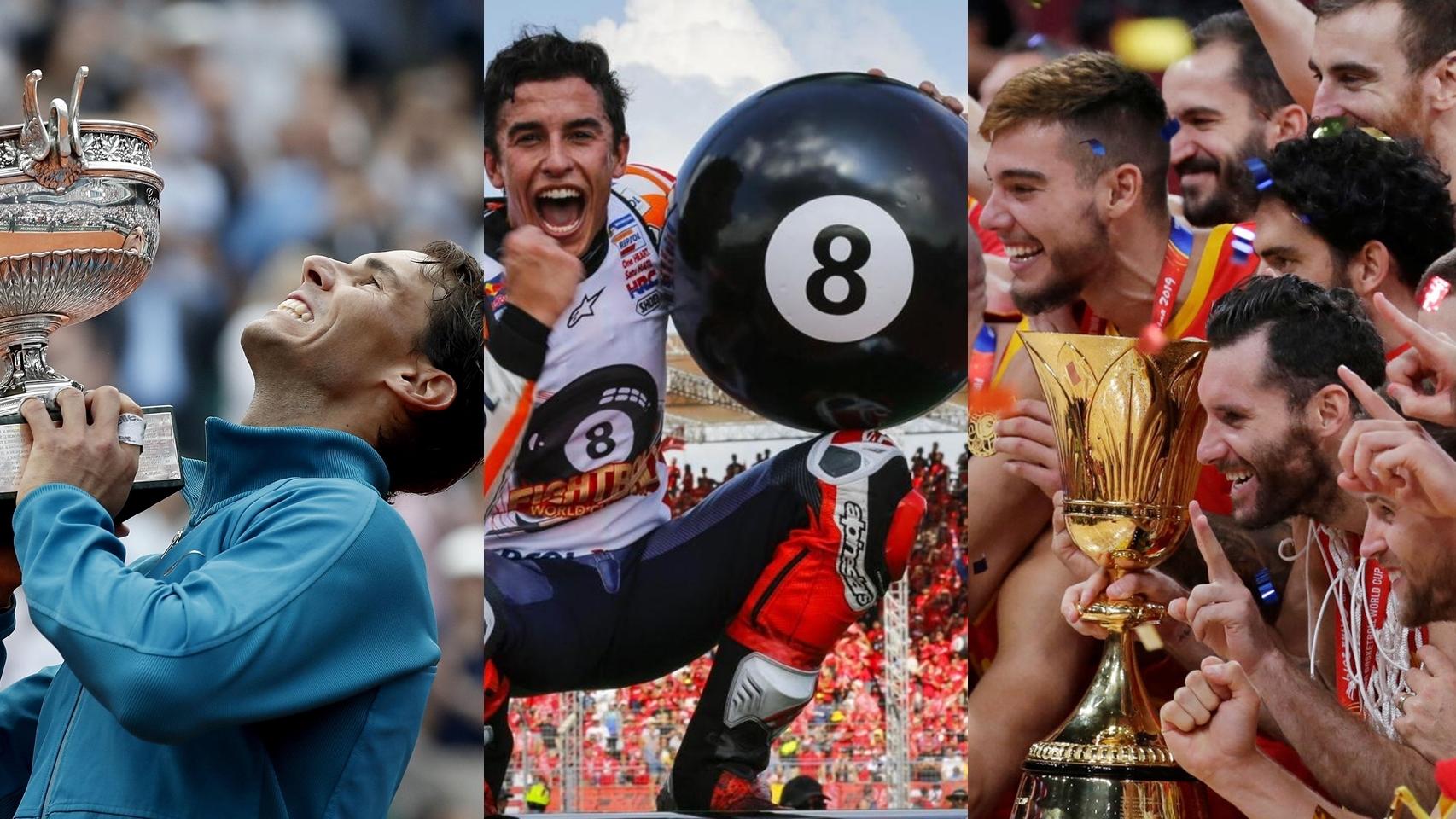 Rafa Nadal, Marc Márquez y la Selección Española de Baloncesto