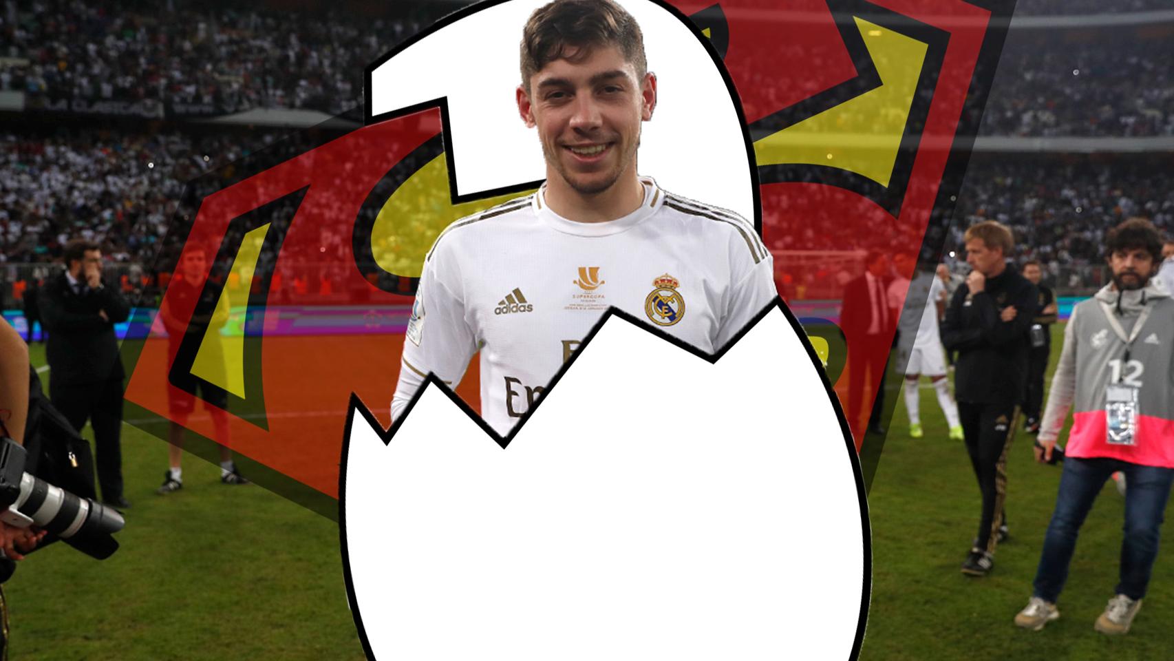 Fede Valverde, durante la Supercopa de España