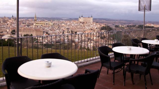 Una espectacular vista panorámica de Toledo tomada desde el Parador de la ciudad