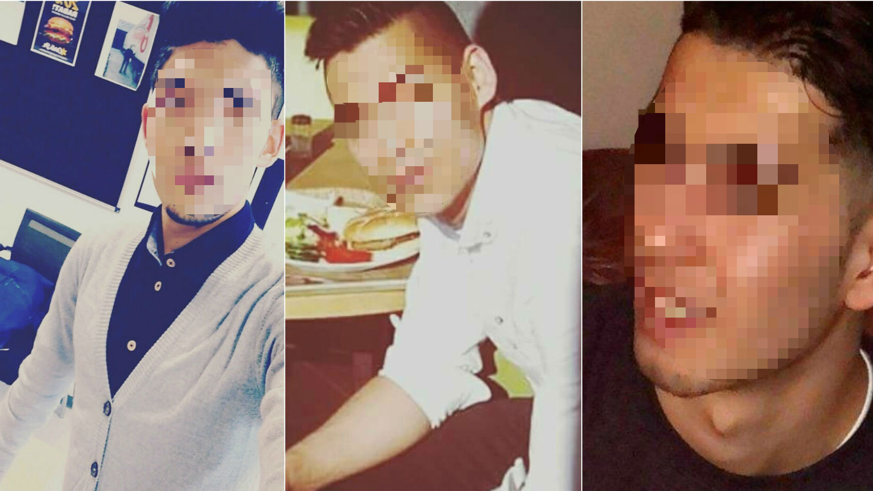 De izquierda a derecha: Mohammad, Johannes y Sayed.