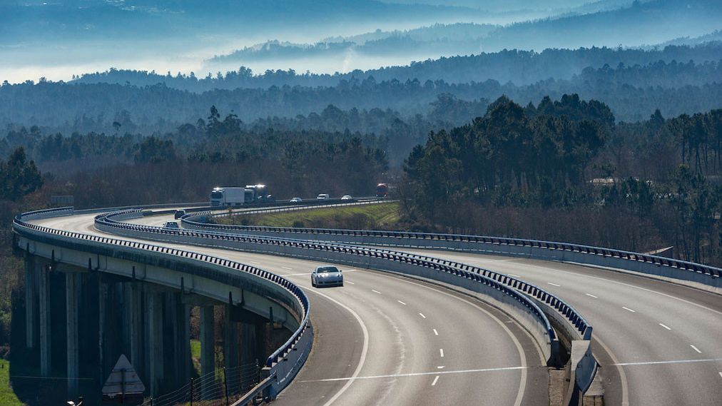 Imagen de archivo de una autopista gallega.