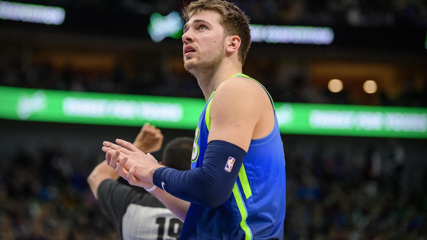 Luka Doncic, en un partido de la NBA
