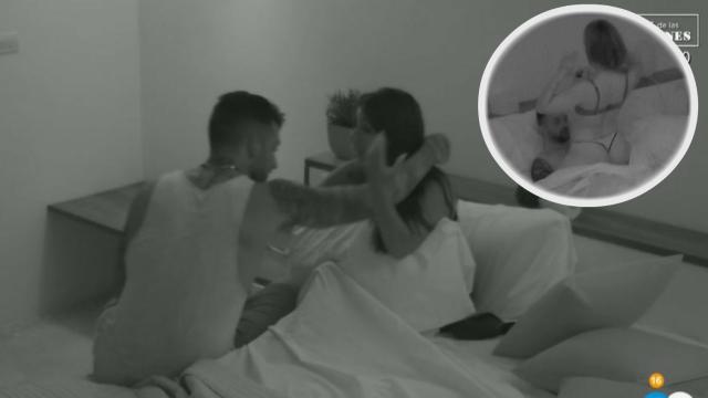 Fani y Rubén en dos escenas 'comprometedoras'.