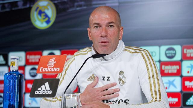 Zinedine Zidane, en rueda de prensa