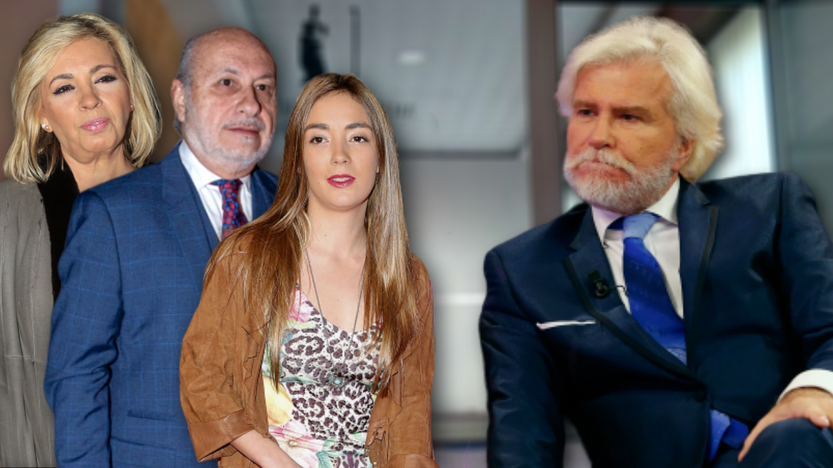 Carmen Borrego, su marido y su hija en montaje JALEOS junto a Edmundo.