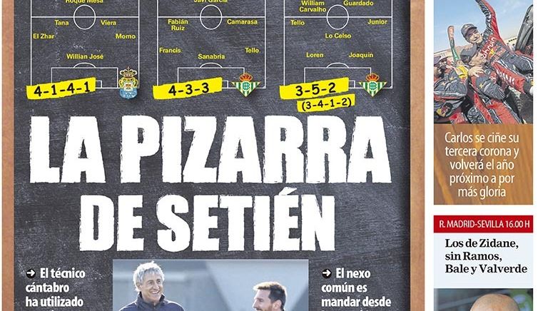 La portada del diario Mundo Deportivo (18/01/2020)