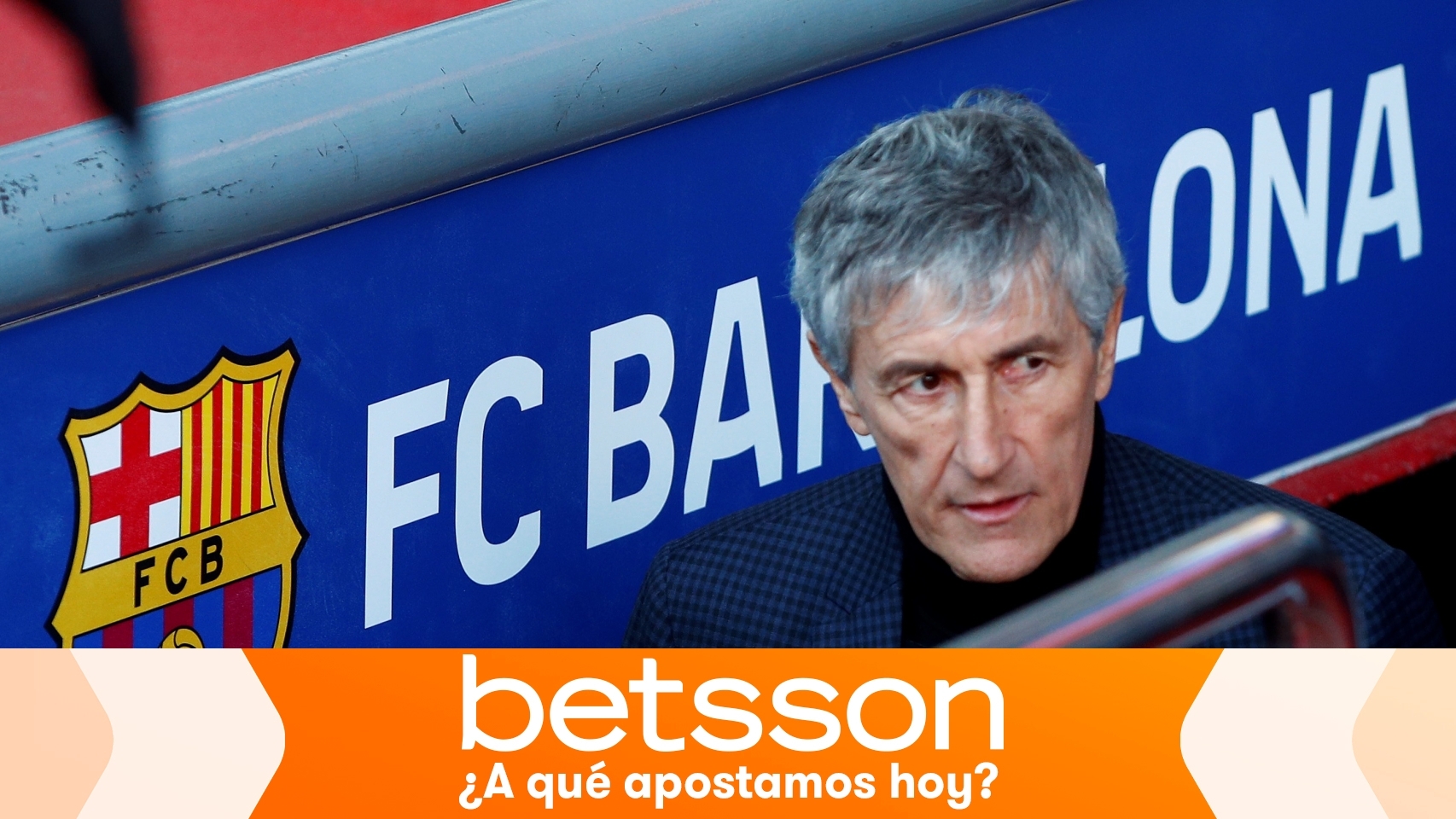 Quique Setién, entrenador del Barcelona