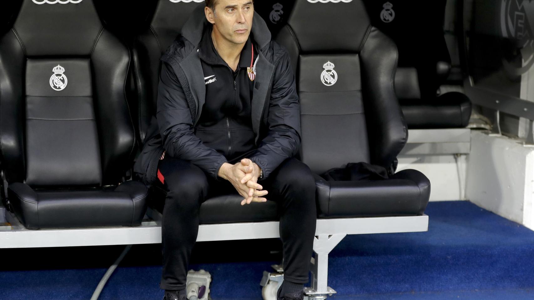 Lopetegui en el banquillo del Real Madrid