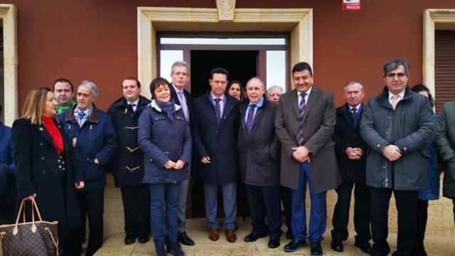Homenaje al alcalde Félix Álvarez con la presencia de la delegada del Gobierno en Castilla y León, Mercedes Martín.