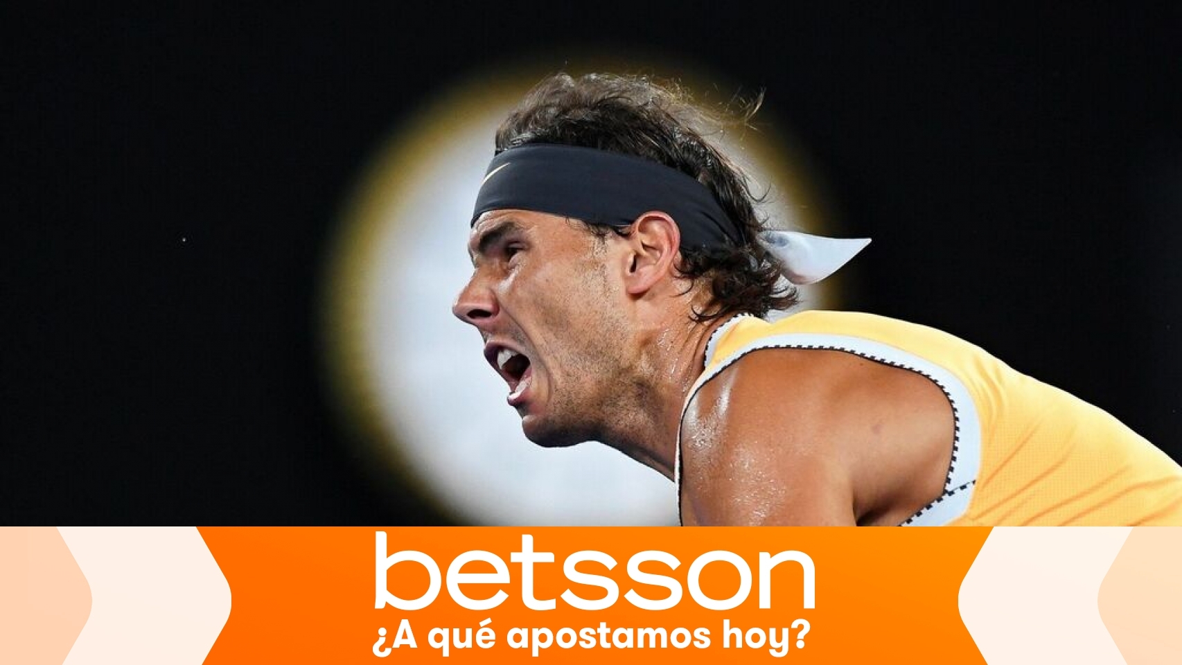 Rafa Nadal, en el Open de Australia de 2019