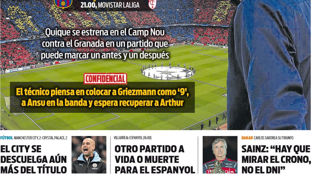Portada Sport (19/01/20)