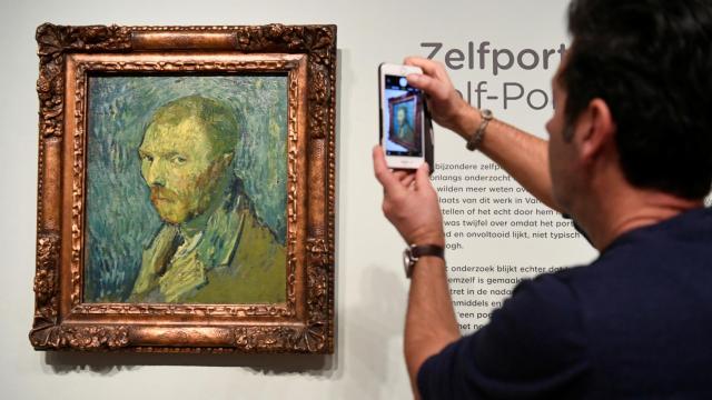 El autorretrato de Van Gohg, expuesto en Ámsterdam.