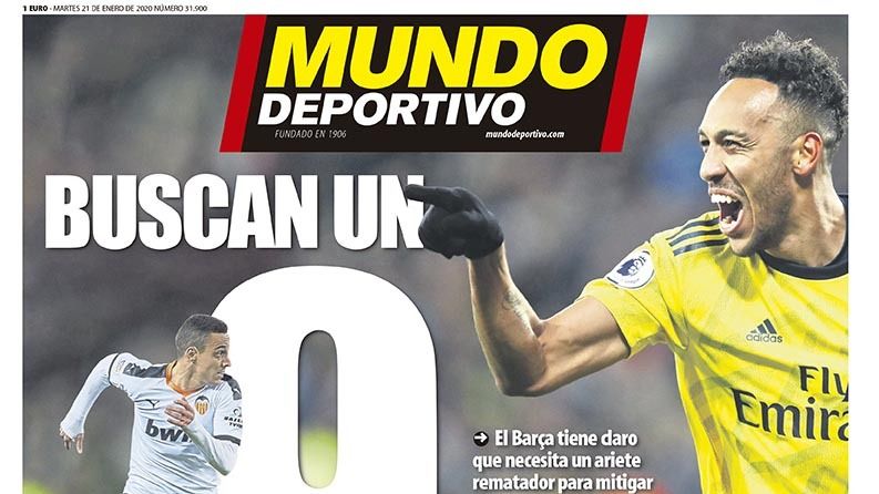 Portada Mundo Deportivo (21/01/2020)