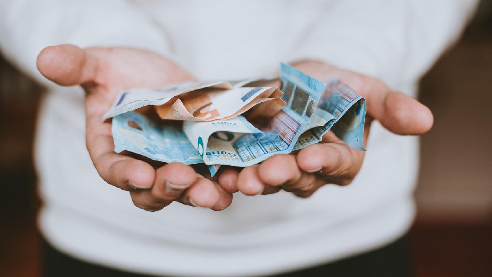 Billetes de euro.
