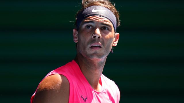 Rafa Nadal, en el Open de Australia 2020