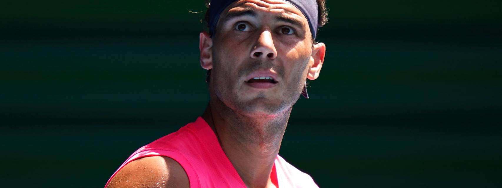 Rafa Nadal, en el Open de Australia 2020