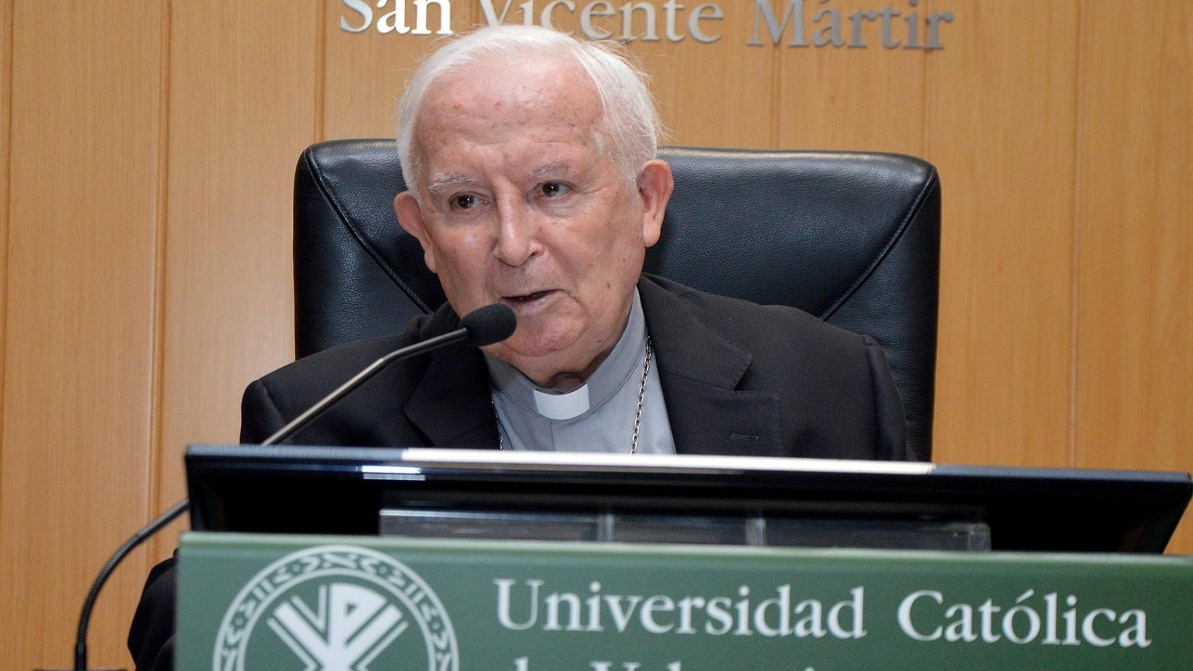El cardenal Antonio Cañizares.
