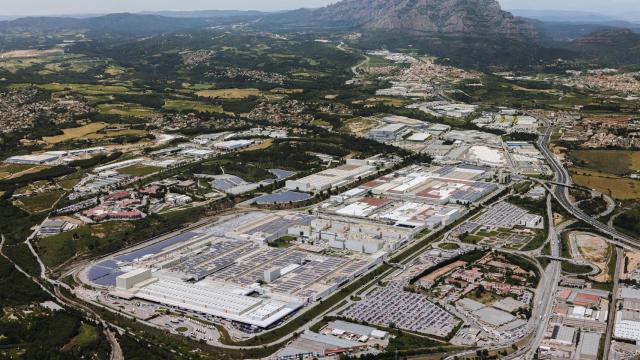 Imagen de la planta de Seat en Martorell.