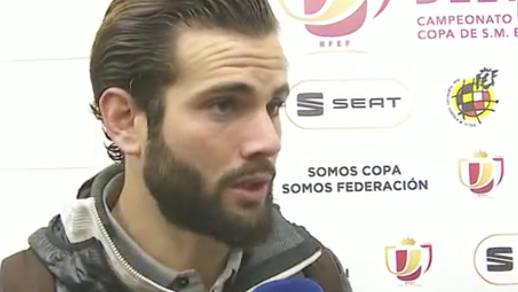 Nacho, tras la victoria ante Unionistas en Copa