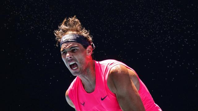 Rafa Nadal, durante el Open de Australia