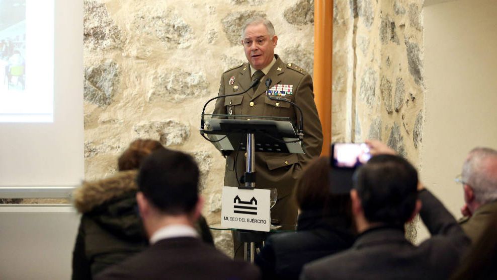 El general Antonio Rajo, director del Museo del Ejército de Toledo (Foto: Ó. HUERTAS)