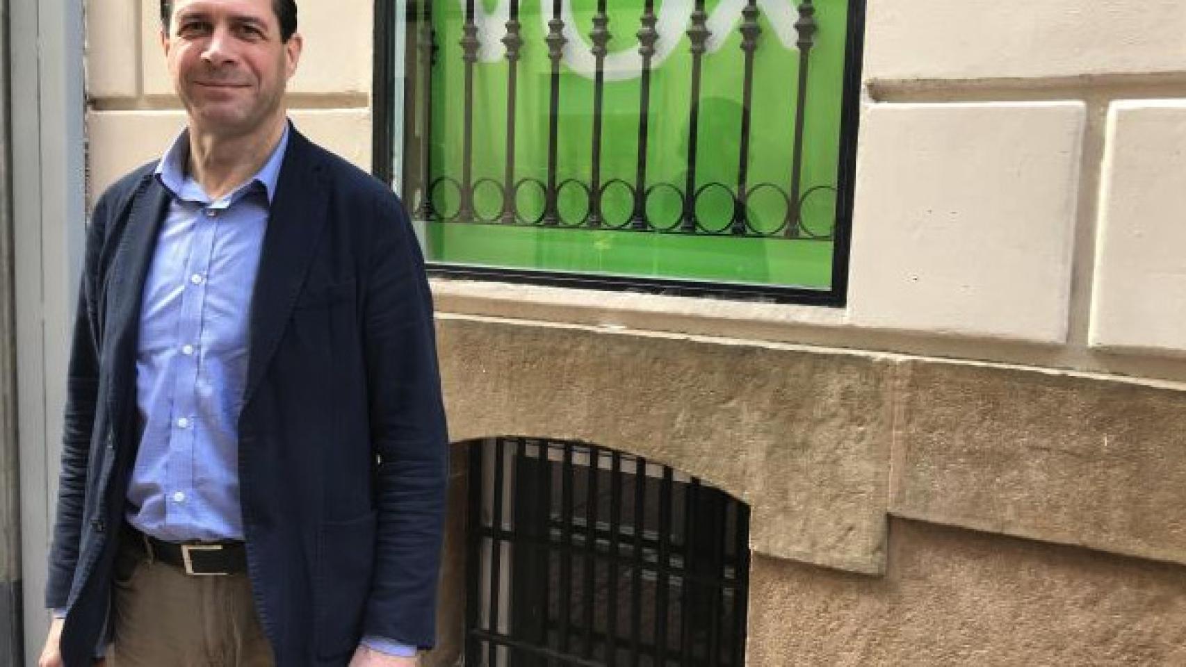 El concejal de Vox en el Ayuntamiento de Madrid Pedro Fernández.