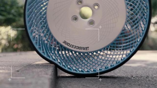 Ruedas sin aire de Bridgestone.