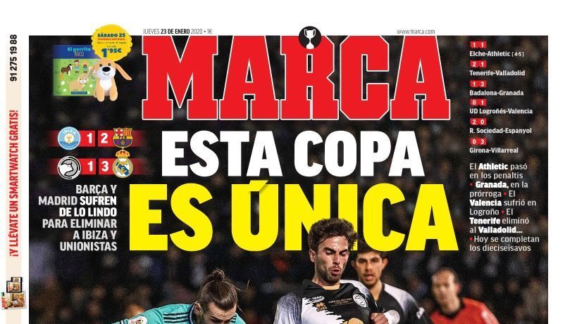 Portada MARCA (23/01/2020)