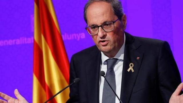 El presidente de la Generalitat, Quim Torra.