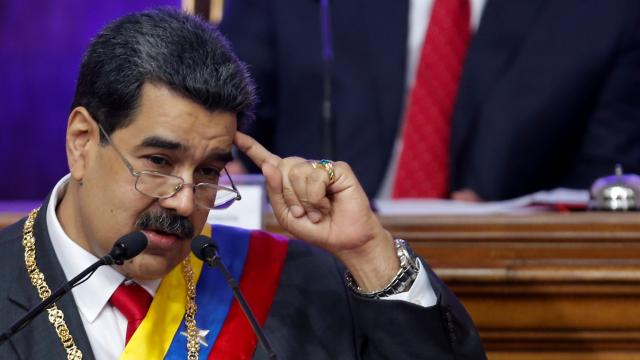 Nicolás Maduro, presidente ilegítimo de Venezuela.
