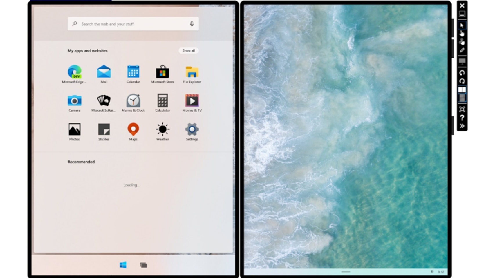 Windows 10X, la versión para doble pantalla