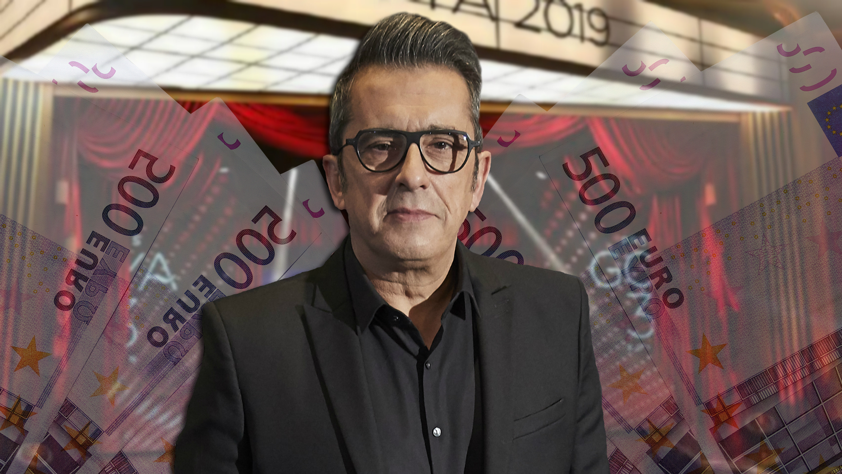 Andreu Buenafuente en un montaje de JALEOS.