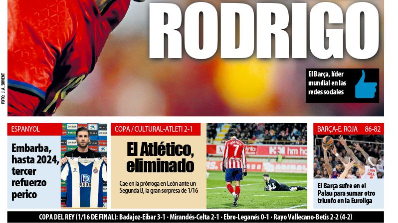 Portada Mundo Deportivo (24/01/20)
