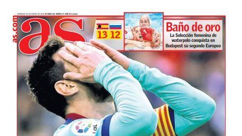 La portada del diario AS (26/01/2020)