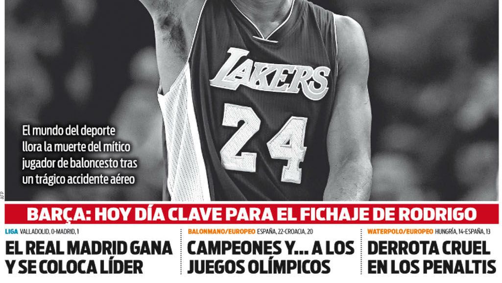 Portada SPORT (27/01/2020)