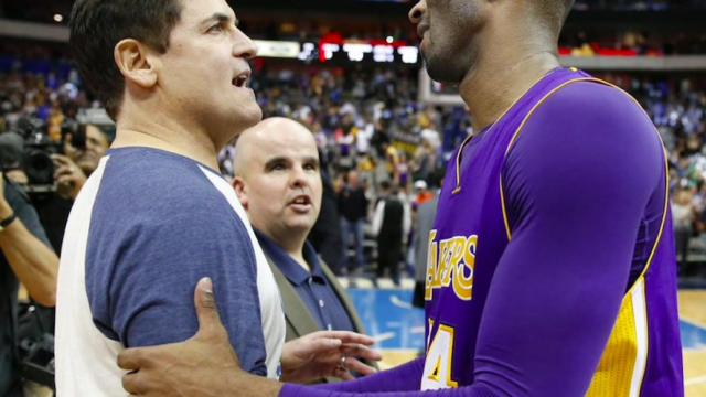 Mark Cuban y Kobe Bryant