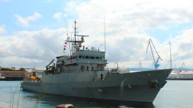 El patrullero Centinela de la Armada