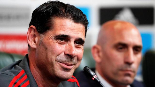 Fernando Hierro y Luis Rubiales