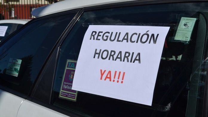 manifestacion taxistas avatar valladolid 2