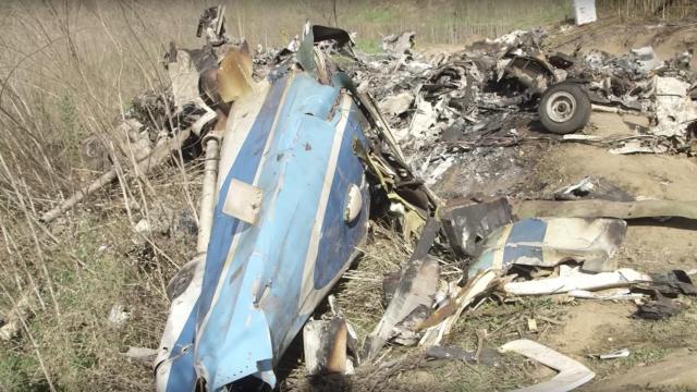Así quedó el helicóptero de Kobe Bryant tras el accidente