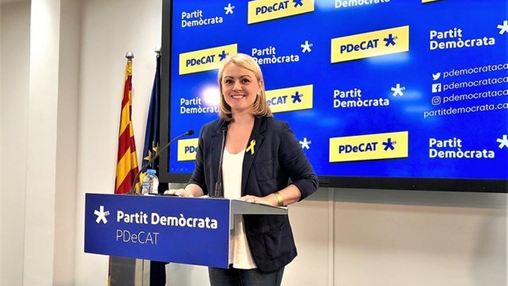 Maria Senserrich, nombrada sustituta de Torra por la Junta Electoral de Barcelona.