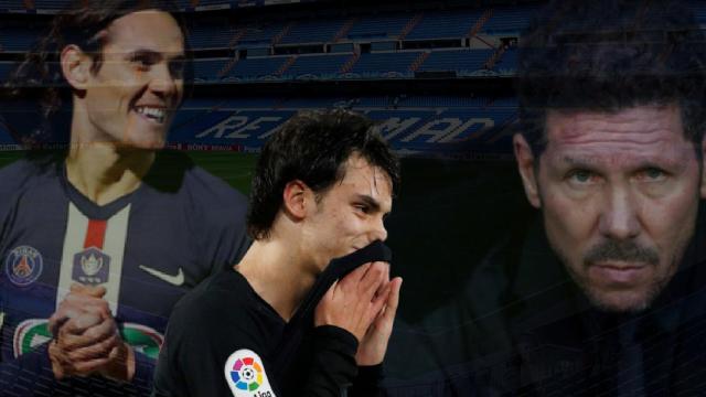 Cavani, Joao Félix y Simeone