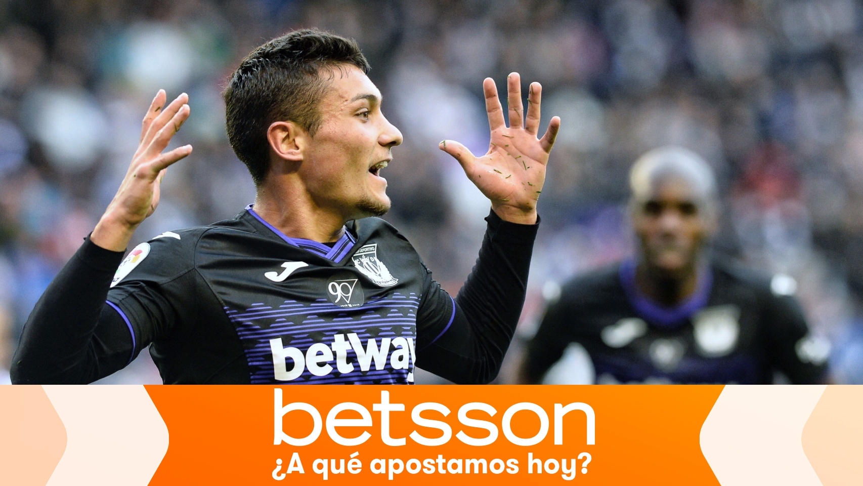 Óscar Rodríguez, en un partido del Leganés